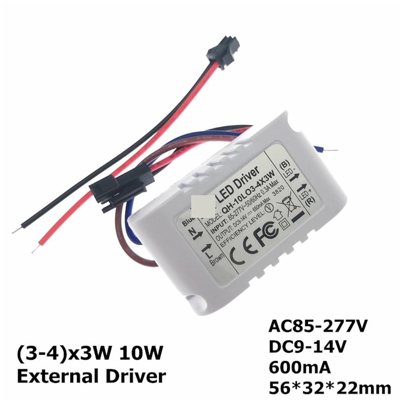 سائق LED 600mA معامل طاقة عالي معزول للإضاءة لـ 3-4 مصابيح LED بقوة 3 واط - Image 4